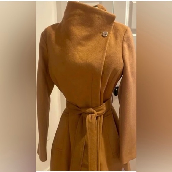 Michael Kors lavish black out wool winter coat